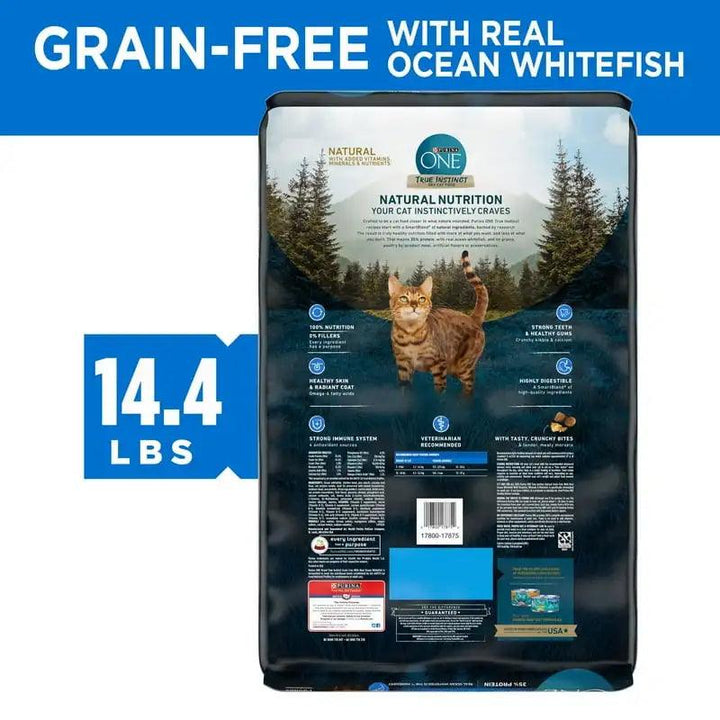 Instinct Ocean Whitefish Cat Food 14.4 lb Bag - themiraclebrands.com