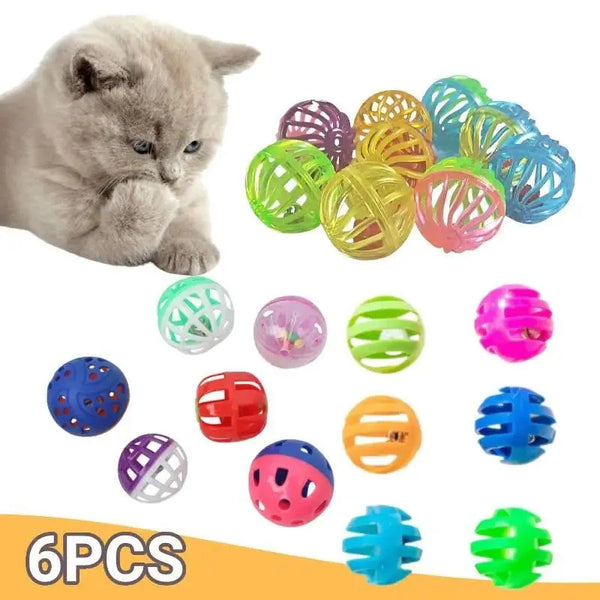Interactive Colorful Plastic Ball with Bell - themiraclebrands.com
