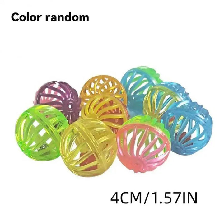 Interactive Colorful Plastic Ball with Bell - themiraclebrands.com