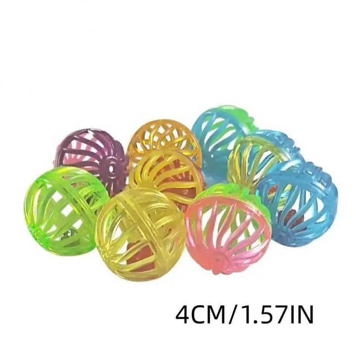 Interactive Colorful Plastic Ball with Bell - themiraclebrands.com