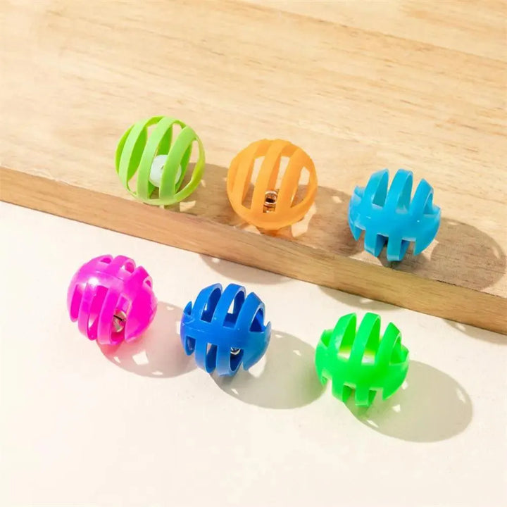 Interactive Colorful Plastic Ball with Bell - themiraclebrands.com
