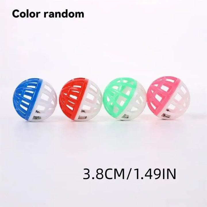 Interactive Colorful Plastic Ball with Bell - themiraclebrands.com