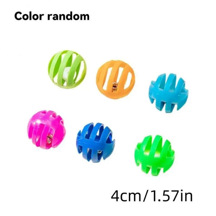 Interactive Colorful Plastic Ball with Bell - themiraclebrands.com