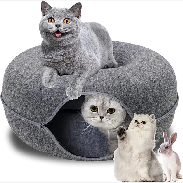 Interactive Cozy Cat Tunnel Bed Combo - themiraclebrands.com