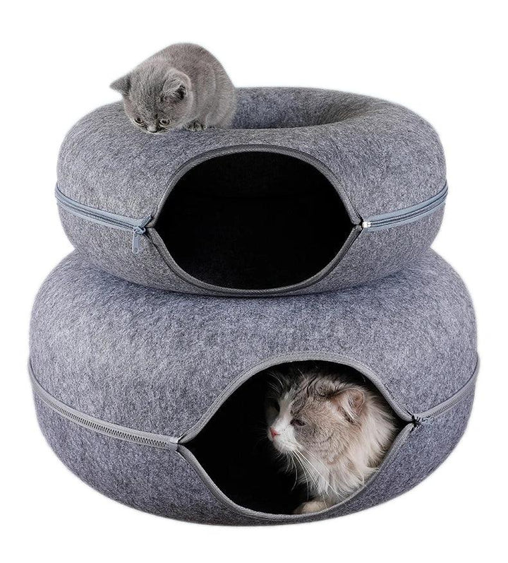 Interactive Cozy Cat Tunnel Bed Combo - themiraclebrands.com