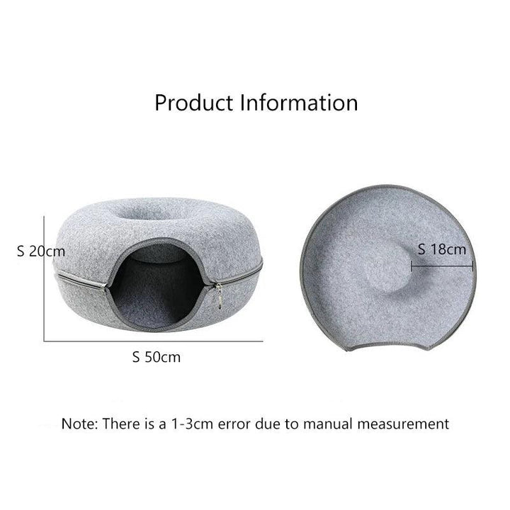 Interactive Cozy Cat Tunnel Bed Combo - themiraclebrands.com