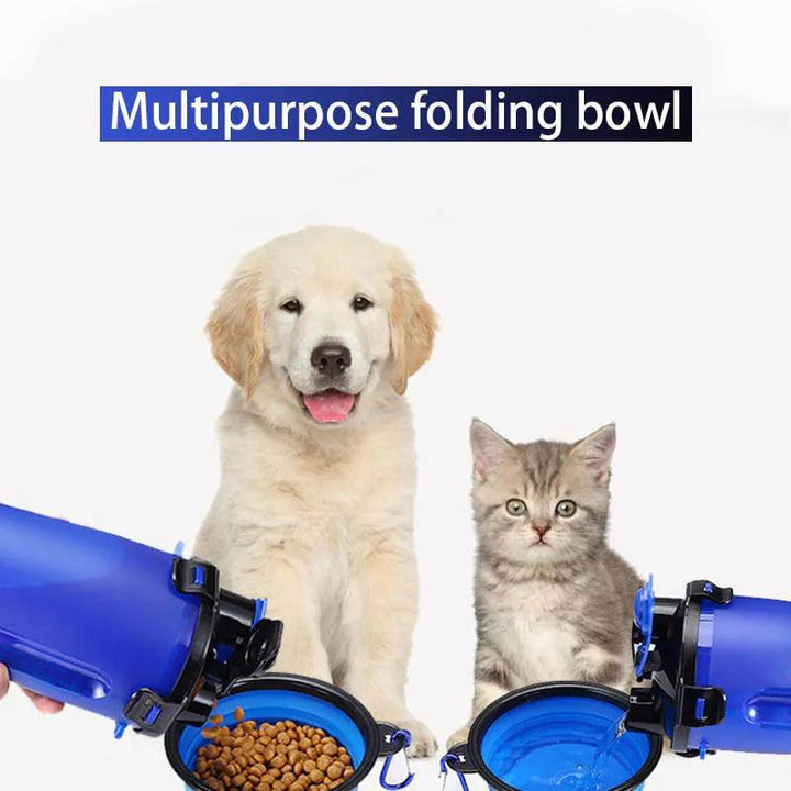 Large Folding Silicone Pet Bowl - themiraclebrands.com