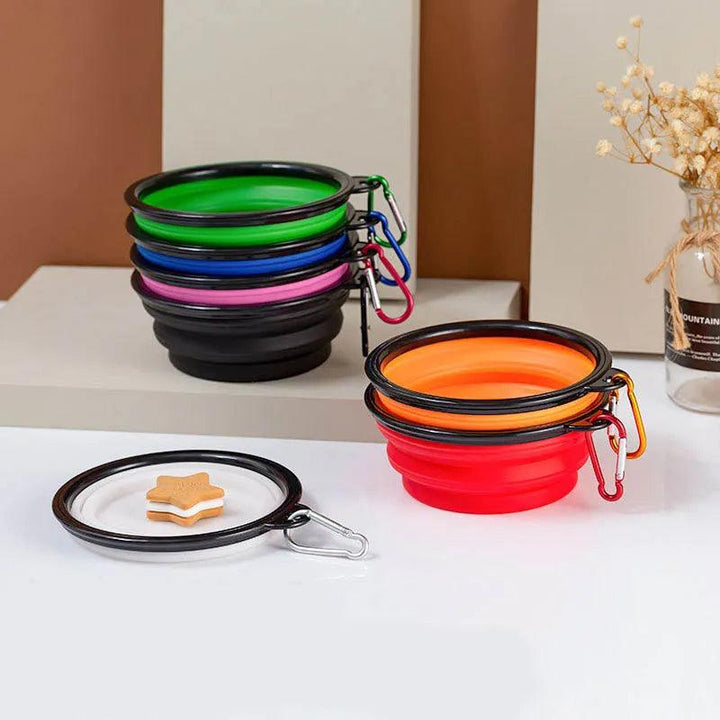 Large Folding Silicone Pet Bowl - themiraclebrands.com