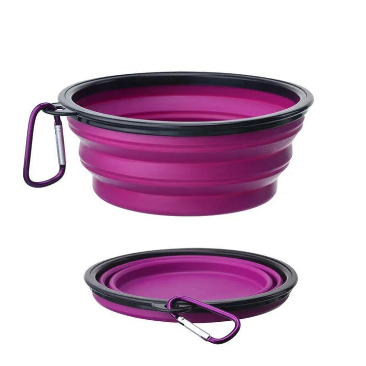 Large Folding Silicone Pet Bowl - themiraclebrands.com