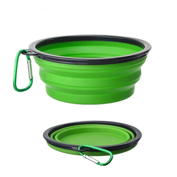 Large Folding Silicone Pet Bowl - themiraclebrands.com