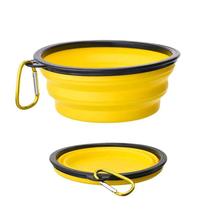 Large Folding Silicone Pet Bowl - themiraclebrands.com