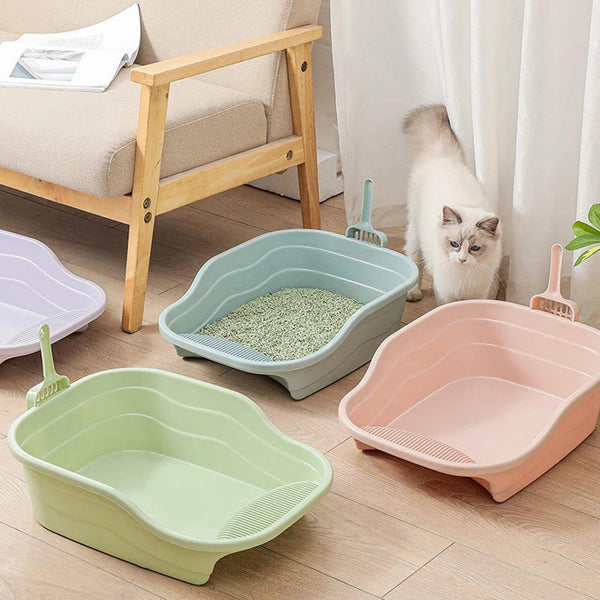 Large Pet Litter Basin Cat Litter Box - themiraclebrands.com