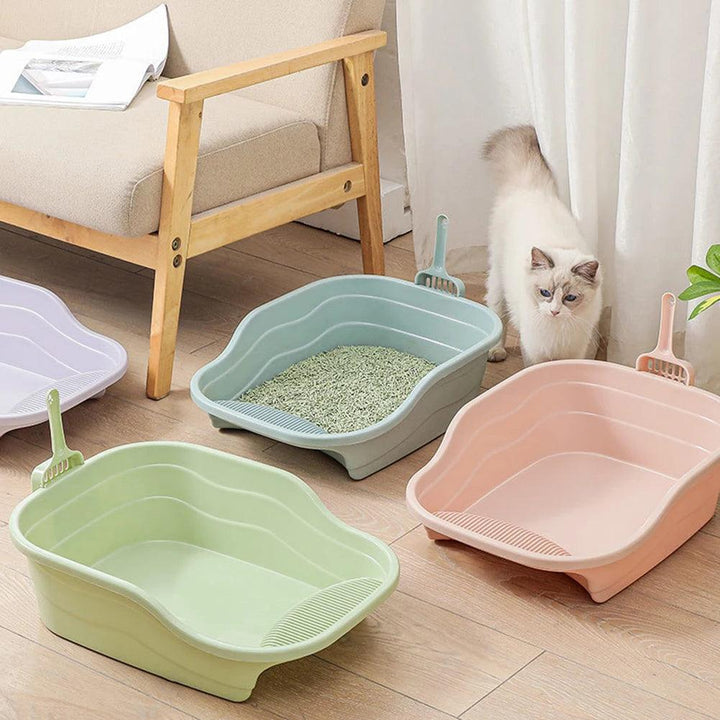 Large Pet Litter Basin Cat Litter Box - themiraclebrands.com