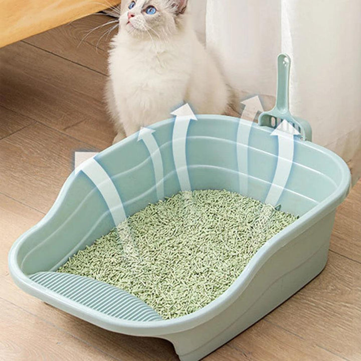 Large Pet Litter Basin Cat Litter Box - themiraclebrands.com