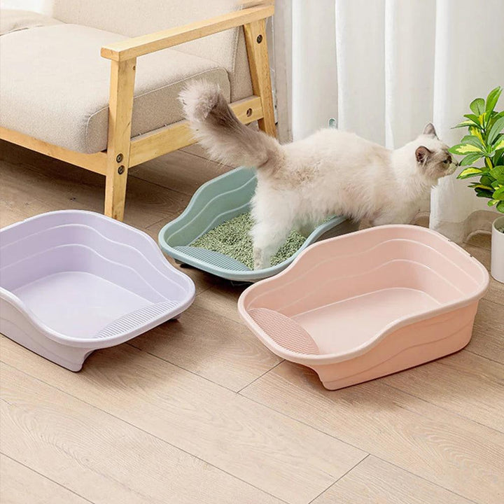 Large Pet Litter Basin Cat Litter Box - themiraclebrands.com