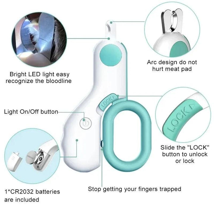 LED Light Pet Nail Clipper - themiraclebrands.com