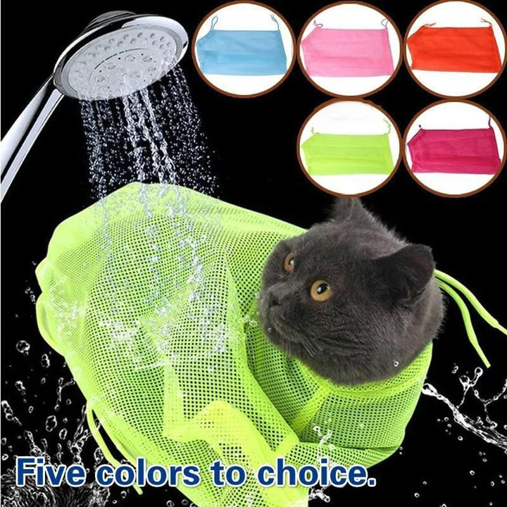 Mesh Cat Bathing Grooming Bag - themiraclebrands.com