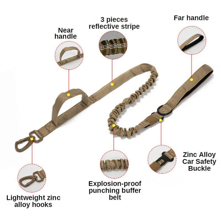 Military Tactical Dog Collar and Leash - themiraclebrands.com