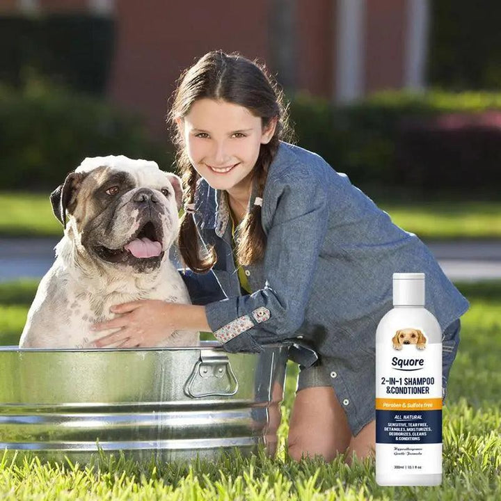 Moisturizing Pet Shampoo Sensitive Skin 2-in-1 - themiraclebrands.com