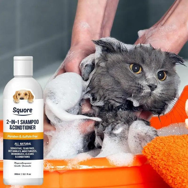 Moisturizing Pet Shampoo Sensitive Skin 2-in-1 - themiraclebrands.com