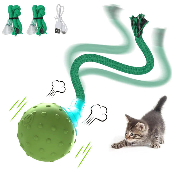 Motion-Activated Rolling Ball Dynamic Cat Toy - themiraclebrands.com