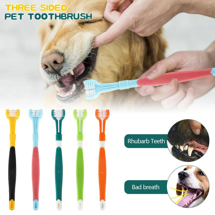 Multi-Angle Pet Toothbrush Cleaning Tool for Pets - themiraclebrands.com