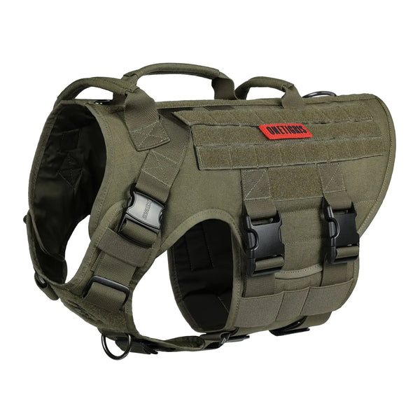 Tactical Control Dog Harness with No-Pull Design