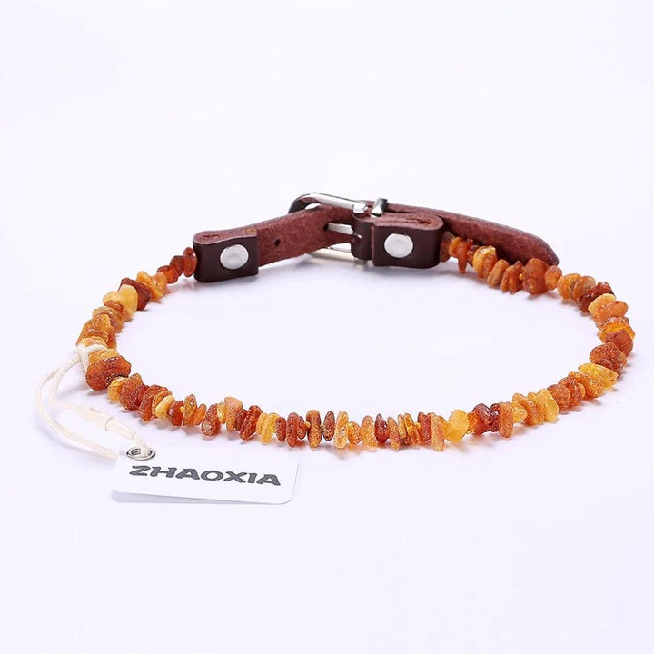 Natural Amber Flea & Tick Collar Handmade - themiraclebrands.com