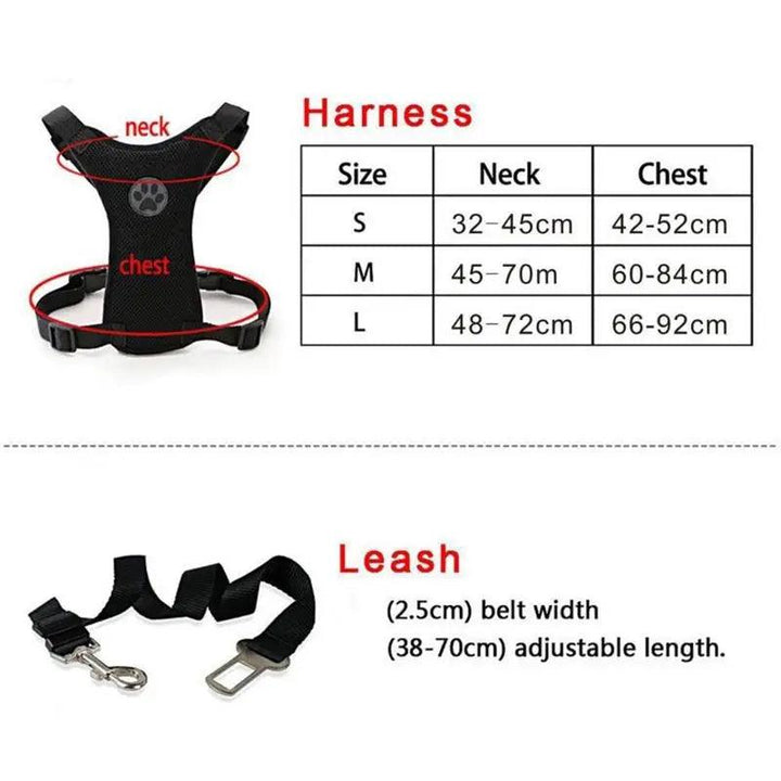 NEW Breathable Mesh Dog Harness Leash - themiraclebrands.com