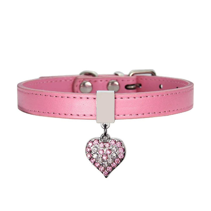 New Cute Pet Peach Heart Pet Collar - themiraclebrands.com