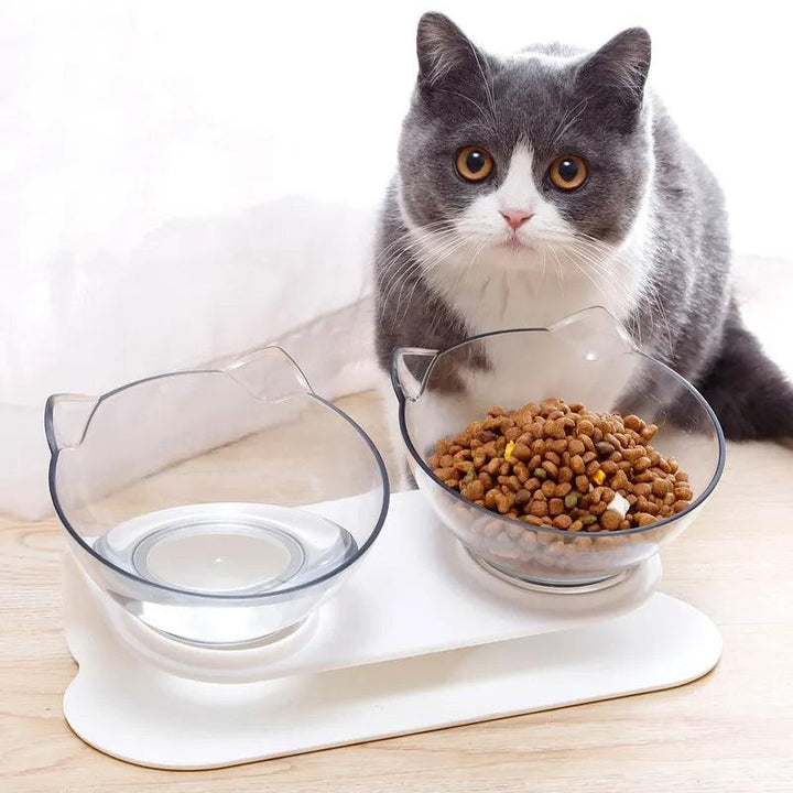 Non-Slip Double Pet Water Food Feed Cat Bowls - themiraclebrands.com