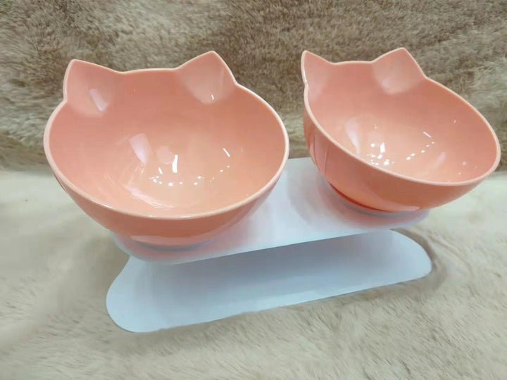 Non-Slip Double Pet Water Food Feed Cat Bowls - themiraclebrands.com