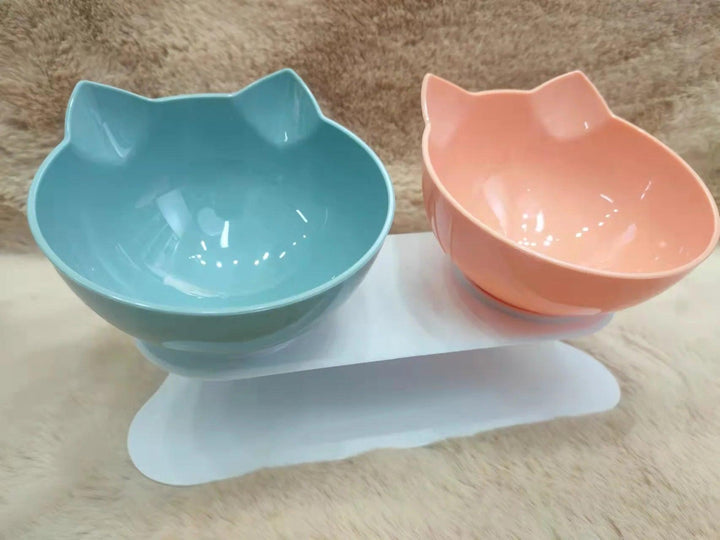 Non-Slip Double Pet Water Food Feed Cat Bowls - themiraclebrands.com