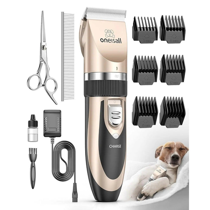 Oneisall Dog Shaver Clippers - Low Noise, Rechargeable, Cordless - themiraclebrands.com