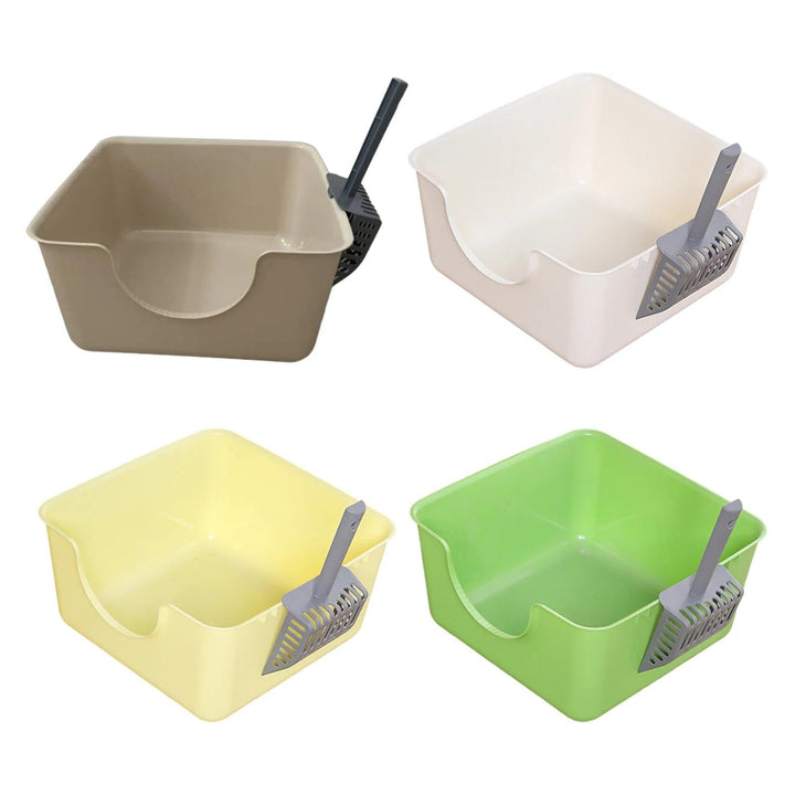 Open Top Anti-Splashing Pet Litter Tray Box - themiraclebrands.com