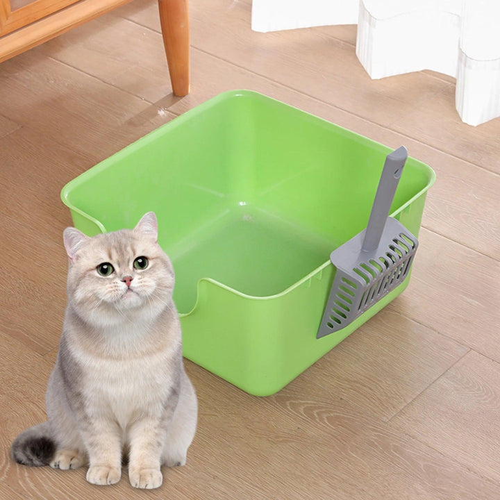 Open Top Anti-Splashing Pet Litter Tray Box - themiraclebrands.com