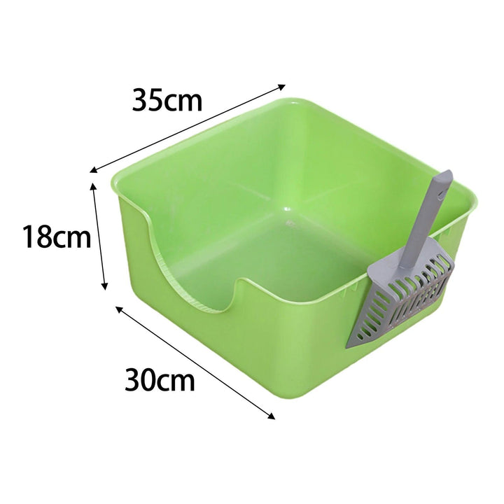 Open Top Anti-Splashing Pet Litter Tray Box - themiraclebrands.com