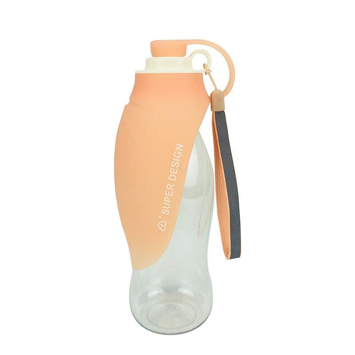 Portable Pet Dog Water Bottle 580ml Silicone Leaf Travel Bowl - themiraclebrands.com