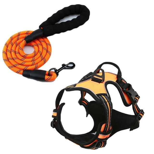 Pet Dog Chest Strap Vest with Explosion-Proof Buckle Traction Rope - themiraclebrands.com