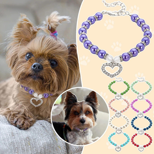 Pearls and Diamonds Pet Collar - themiraclebrands.com