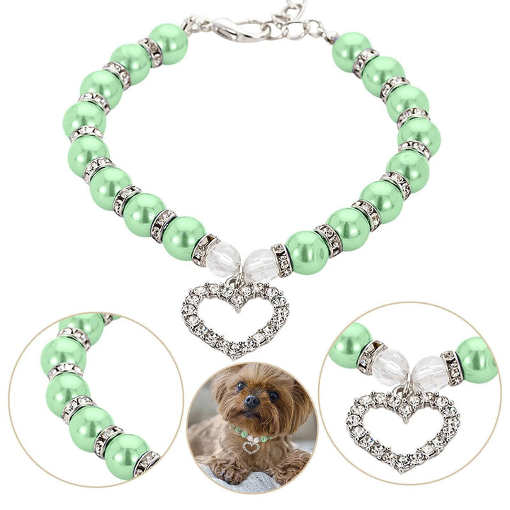 Pearls and Diamonds Pet Collar - themiraclebrands.com