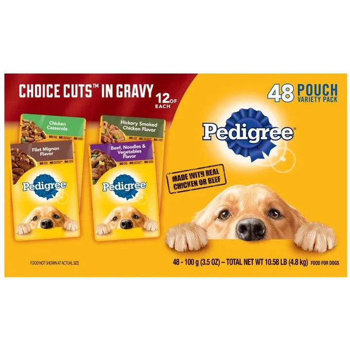 PEDIGREE Choice Cuts Wet Dog Food 48 Pack - themiraclebrands.com