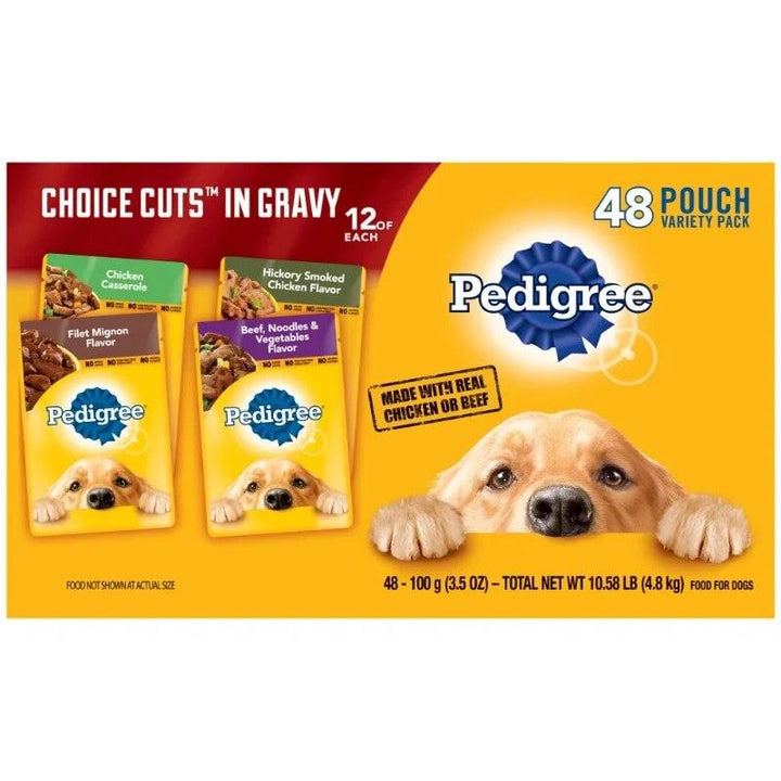 PEDIGREE Choice Cuts Wet Dog Food 48 Pack - themiraclebrands.com