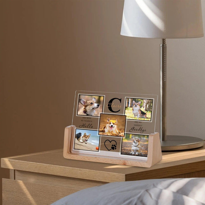 Personalized 5 Pet Photo Collage Frame - themiraclebrands.com