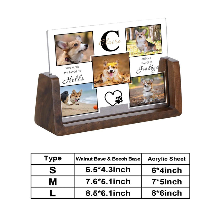 Personalized 5 Pet Photo Collage Frame - themiraclebrands.com