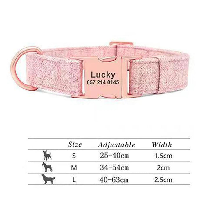 Personalized Name Adjustable Collar - themiraclebrands.com