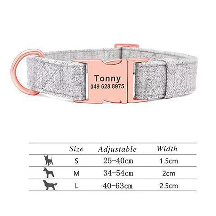 Personalized Name Adjustable Collar - themiraclebrands.com