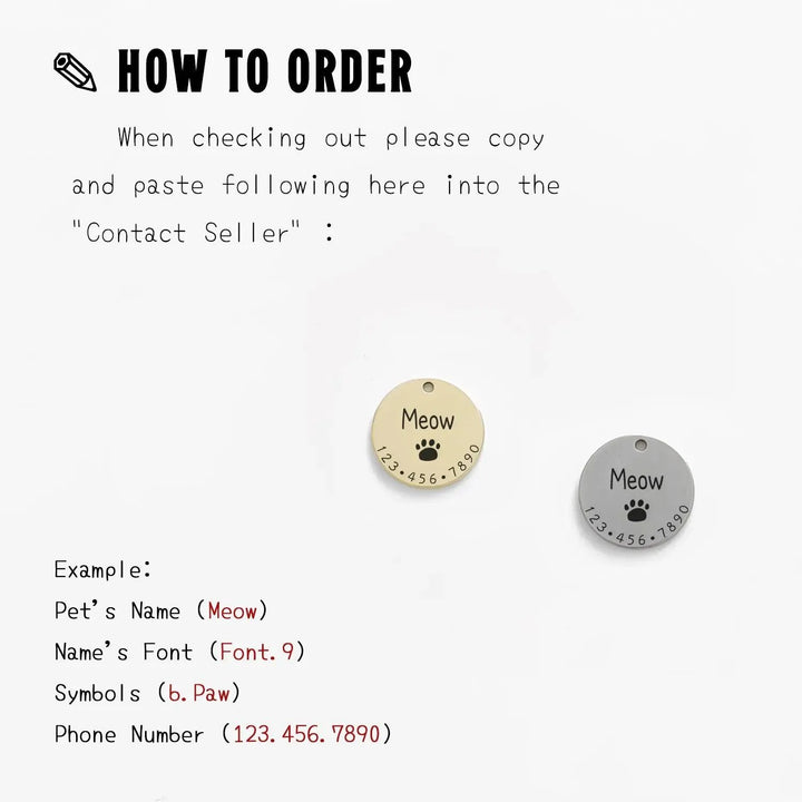 Personalized Pet Cat Dog ID Tag Collar - themiraclebrands.com