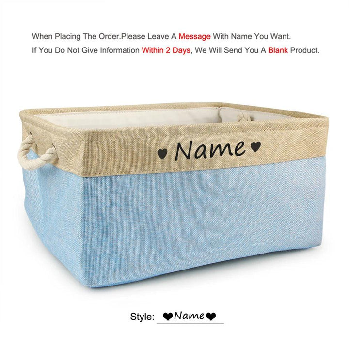 Personalized Pet Toy Basket - themiraclebrands.com