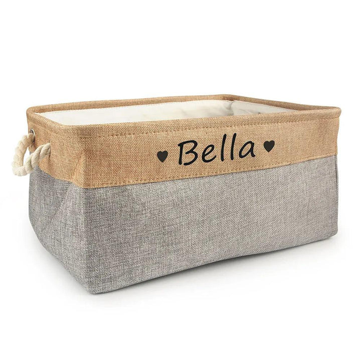 Personalized Pet Toy Basket - themiraclebrands.com